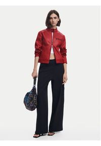 Desigual Kurtka skórzana 25SWEW46 Czerwony Regular Fit. Kolor: czerwony. Materiał: syntetyk #7