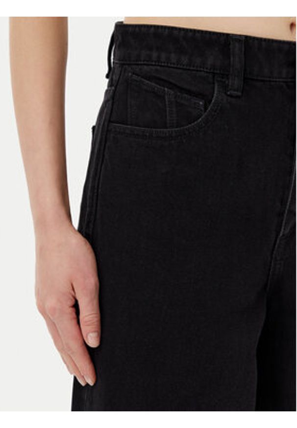 Volcom Jeansy Wellow B1912301 Czarny Loose Fit. Kolor: czarny