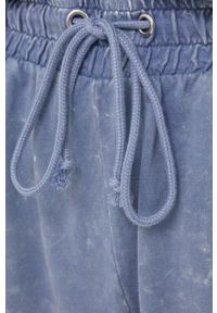 Answear Lab Spodnie bawełniane damskie kolor szary joggery high waist. Stan: podwyższony. Kolor: szary. Materiał: bawełna