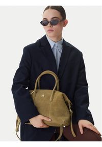 Patrizia Pepe Torebka 2B0145/L152-G626 Zielony. Kolor: zielony. Materiał: zamszowe, skórzane #1