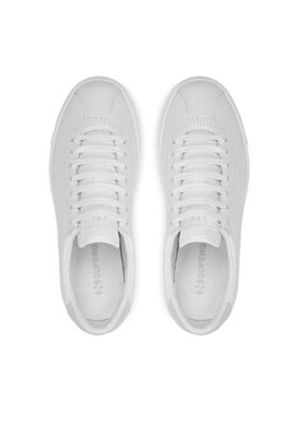 Superga Sneakersy Club S Comfort Leather 2843 S7126CW Biały. Kolor: biały. Materiał: skóra