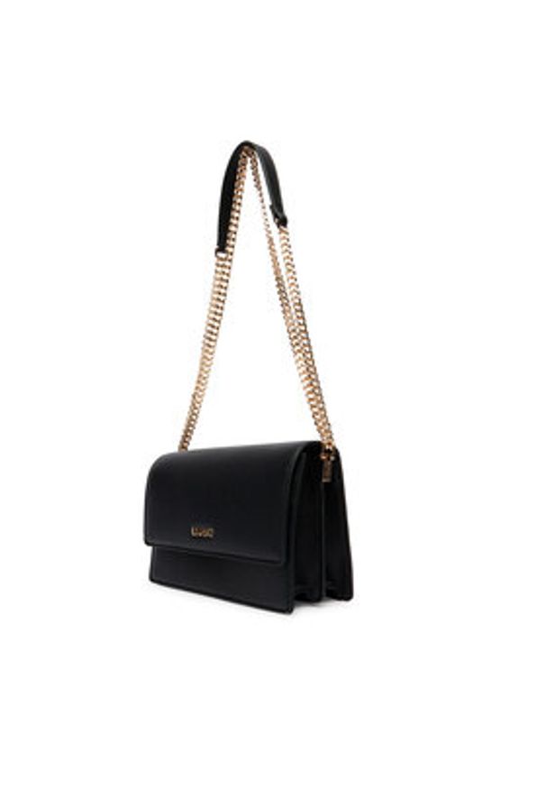 Liu Jo Torebka AA6210 E1012 Czarny. Kolor: czarny. Materiał: skórzane