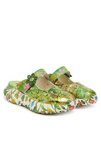 Laura Vita Klapki Sofiao 13 Zielony. Kolor: zielony. Materiał: skóra #2