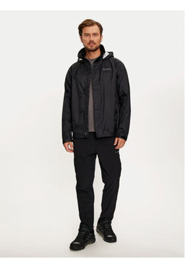 Marmot Kurtka przeciwdeszczowa PreCip Eco M15881 Czarny Regular Fit. Kolor: czarny. Materiał: syntetyk