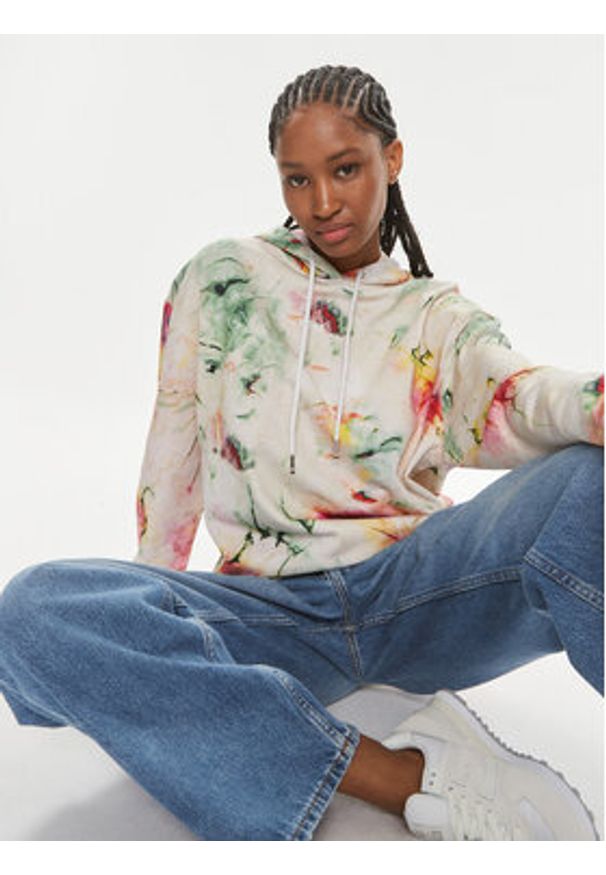 BOSS - Boss Bluza Elphala 50514745 Kolorowy Relaxed Fit. Materiał: bawełna. Wzór: kolorowy