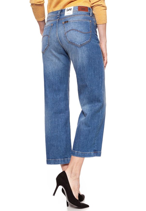 Lee - SPODNIE DAMSKIE LEE AUBERRY AUTHENTIC BLUE L350BCQD. Stan: podwyższony