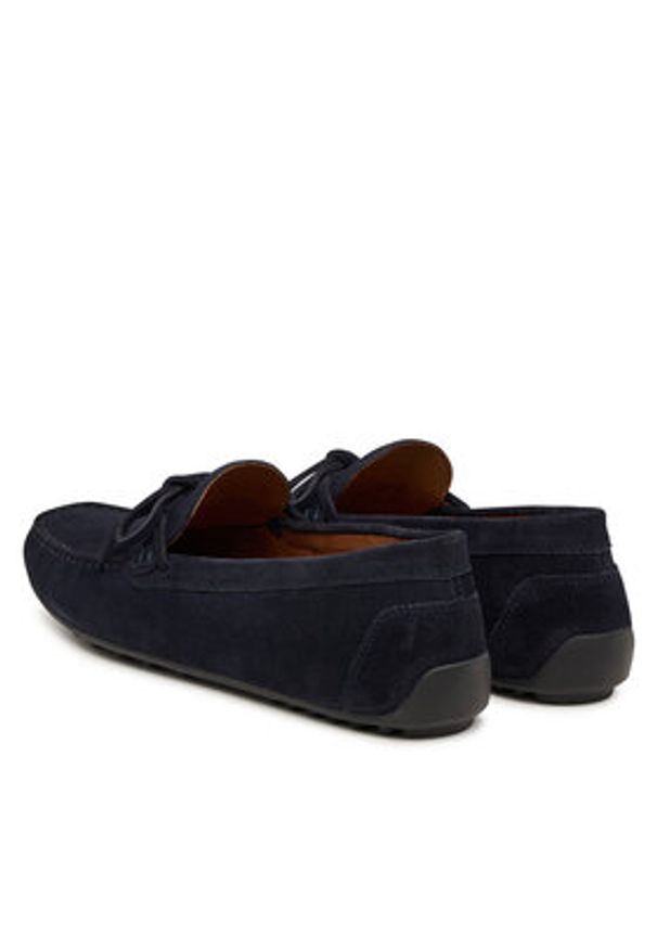 Geox Mokasyny U Istria U653KA 00022 C4002 Granatowy. Kolor: niebieski. Materiał: zamsz, skóra