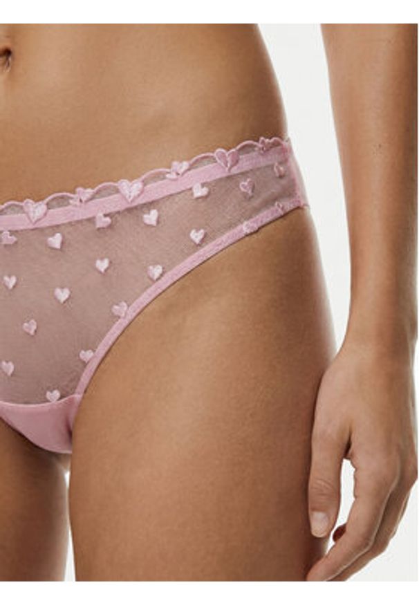 Guess Figi klasyczne O6RE05 KC600 Różowy. Kolor: różowy. Materiał: syntetyk