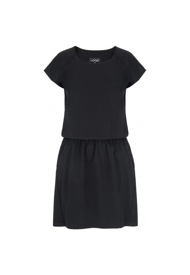 WOMEN'S HEALTH - Damska sukienka sportowa LOAP Umbria S. Kolor: fioletowy. Długość rękawa: raglanowy rękaw. Typ sukienki: sportowe. Styl: sportowy