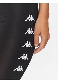 Kappa Kolarki 312084 Czarny Skinny Fit. Kolor: czarny. Materiał: syntetyk #2