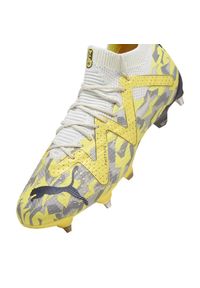 Buty piłkarskie Puma Future Ultimate MxSG M 107351 04 żółte. Kolor: żółty. Materiał: dzianina. Szerokość cholewki: normalna. Sport: piłka nożna