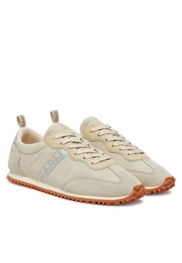 Napapijri Sneakersy Coral NP0A4IQ9 Beżowy. Kolor: beżowy. Materiał: materiał