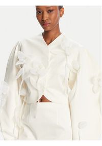 ROTATE Marynarka 3D Lily 113885857 Écru Relaxed Fit. Materiał: syntetyk #3