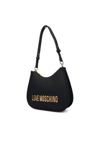 Love Moschino - LOVE MOSCHINO Torebka JC4021PP1OKD0000 Czarny. Kolor: czarny. Materiał: skórzane #4