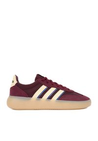 Adidas - adidas Sneakersy BARREDA DECODE JR3544 Bordowy. Kolor: czerwony. Materiał: zamsz, skóra