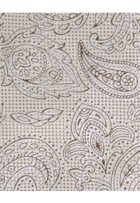 Męski Krawat - Chattier - Jasny Beż (Ecru), Wzór Kwiatowy. Kolor: wielokolorowy, brązowy, beżowy. Materiał: tkanina. Wzór: kwiaty. Styl: elegancki, klasyczny, wizytowy #4