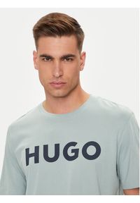 Hugo T-Shirt Dulivio 50467556 Zielony Regular Fit. Kolor: zielony. Materiał: bawełna #4