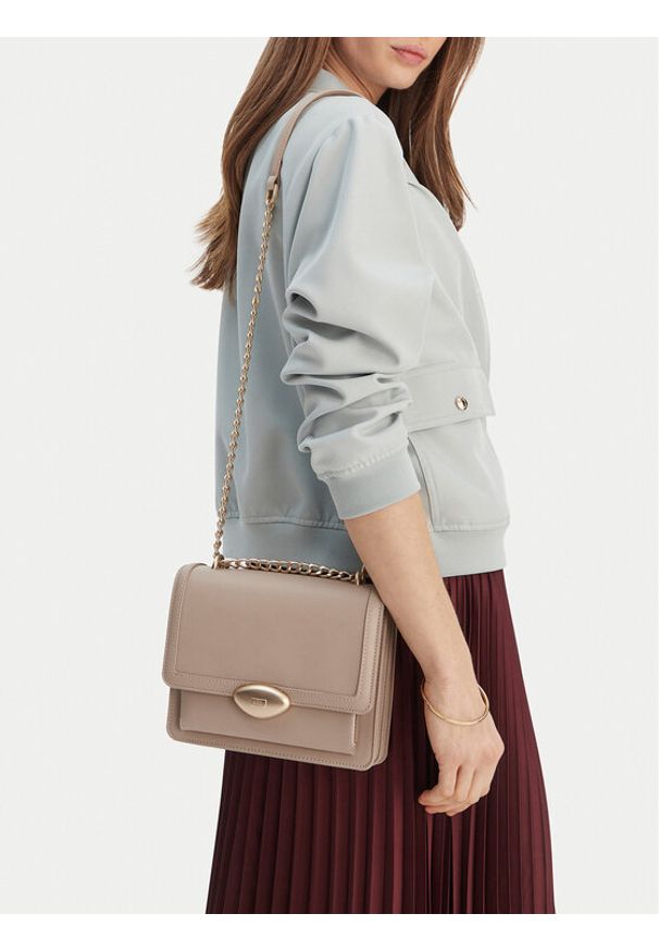 Gino Rossi - GINO ROSSI Torebka EO-KY129 Beżowy. Kolor: beżowy