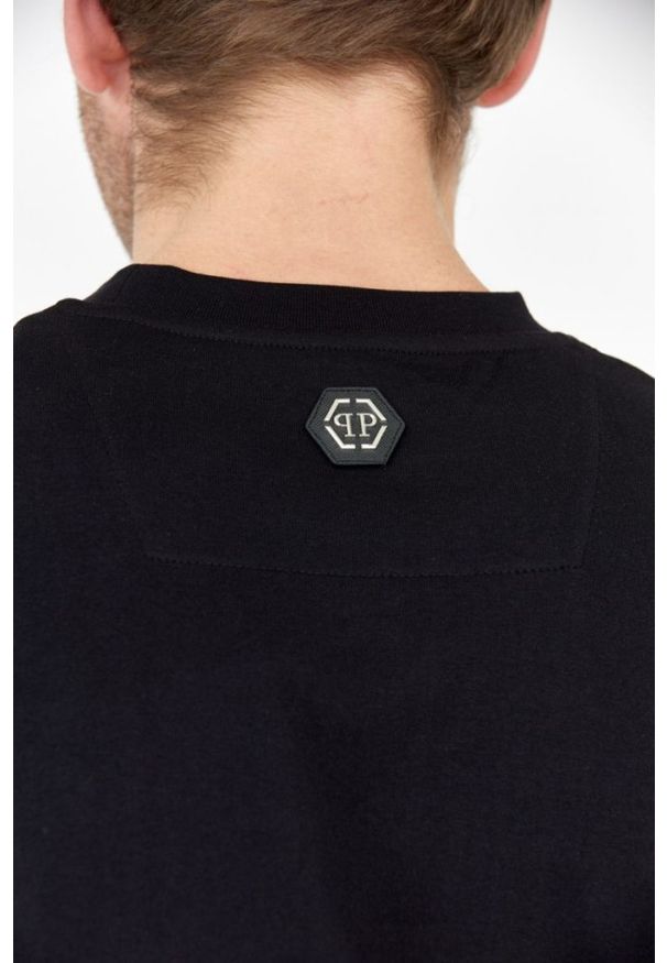 Philipp Plein - PHILIPP PLEIN Czarny t-shirt męski x-ray skull, Rozmiar M. Kolor: czarny