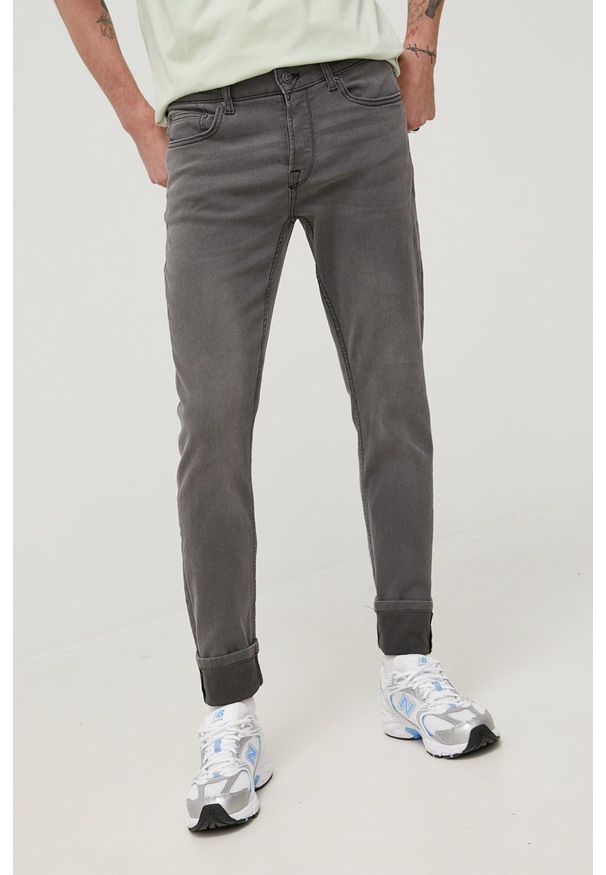 Only & Sons jeansy Loom męskie. Kolor: szary