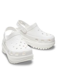 Crocs Klapki Classic Mega Crush Clog 207988 Biały. Kolor: biały