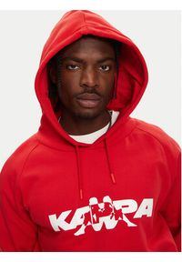 Kappa Bluza Nhayma 341V57W Czerwony Regular Fit. Kolor: czerwony. Materiał: bawełna #3
