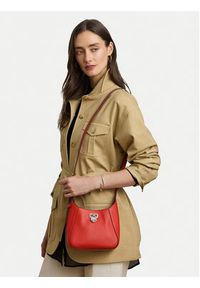 Lauren Ralph Lauren - LAUREN RALPH LAUREN Torebka 431966750007 Czerwony. Kolor: czerwony. Materiał: skórzane #4