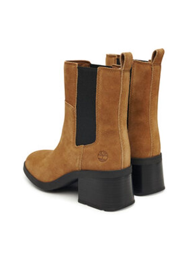 Timberland Botki Bellevaux TB0A424XES41 Brązowy. Kolor: brązowy. Materiał: skóra, zamsz