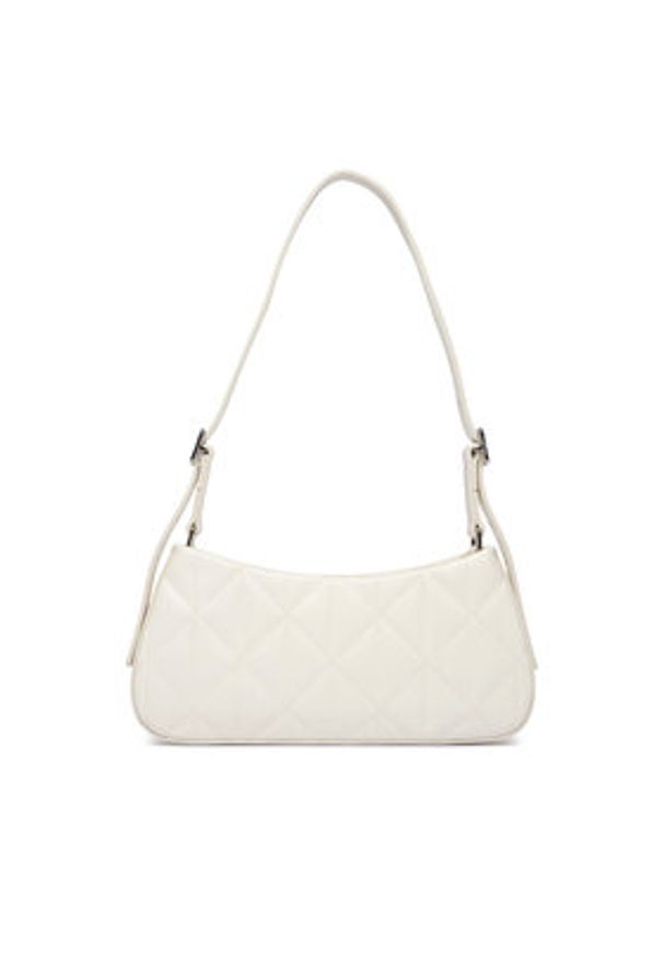 Calvin Klein Torebka Quilted Sm Shoulder Bag LV04F3327G Biały. Kolor: biały. Materiał: skórzane