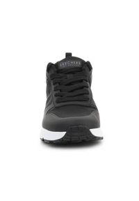 skechers - Buty do chodzenia męskie Skechers Uno Sol. Zapięcie: sznurówki. Kolor: czarny. Materiał: guma, materiał, tkanina, syntetyk. Szerokość cholewki: normalna. Sport: turystyka piesza