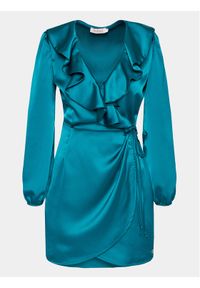 Please Sukienka koktajlowa A1NKOG1000 Zielony Regular Fit. Kolor: zielony. Materiał: syntetyk. Styl: wizytowy #1