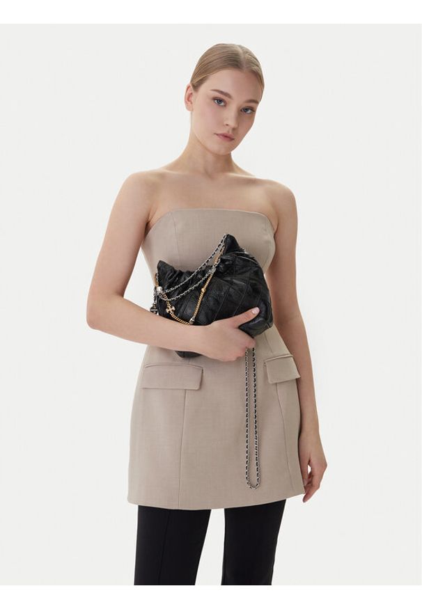 Tory Burch Torebka Fleming 164022 Czarny. Kolor: czarny. Materiał: skórzane