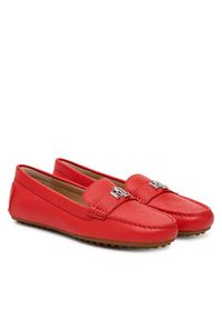 Lauren Ralph Lauren - LAUREN RALPH LAUREN Mokasyny Kingad 802942768015 Pomarańczowy. Kolor: pomarańczowy. Materiał: skóra #3