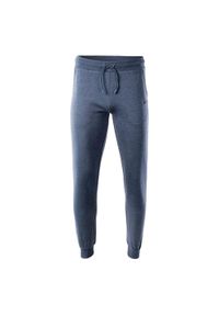 Hi-tec - Spodnie Dresowe Męskie Melian. Kolor: niebieski. Materiał: dresówka. Sport: fitness