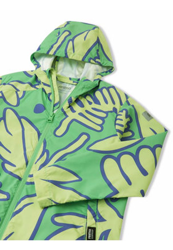 Reima Kurtka przejściowa 5100204C Zielony Regular Fit. Kolor: zielony. Materiał: syntetyk