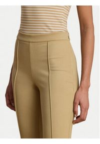 Lauren Ralph Lauren - LAUREN RALPH LAUREN Spodnie materiałowe 200P09085002 Beżowy Slim Fit. Kolor: beżowy. Materiał: wiskoza #5