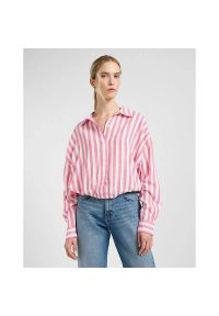 Lee - DAMSKA KOSZULA LEE ELASTICATED SHIRT LYCHEE AWNING 112363502 #1