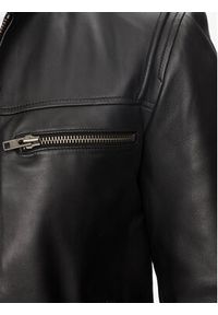 Serge Pariente Kurtka skórzana Justice Czarny Regular Fit. Kolor: czarny. Materiał: skóra #3