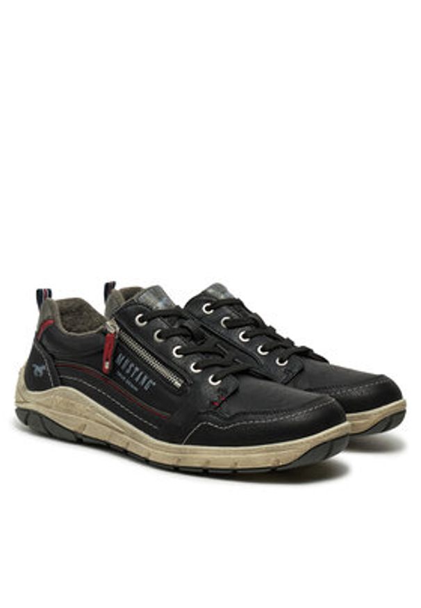 Mustang Sneakersy 4160-301 Czarny. Kolor: czarny. Materiał: materiał