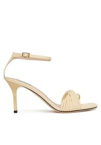 Marella Sandały Verve 2513521047200 Żółty. Kolor: żółty. Materiał: skóra #1