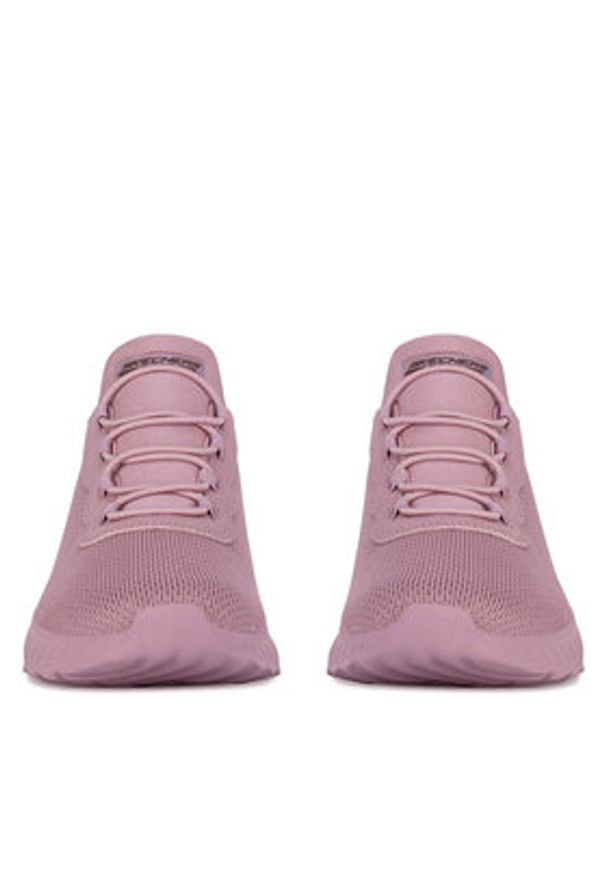 skechers - Skechers Sneakersy BOBS SQUAD CHAOS 117500 ROS Różowy. Kolor: różowy. Materiał: materiał