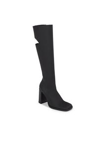 Calvin Klein Jeans Kozaki Long Heel Zip Boot Cut Out Edgy YW0YW01253 Czarny. Kolor: czarny #4