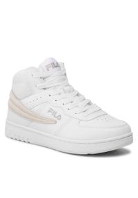Sneakersy Fila Noclaf Mid Wmn FFW0254.10004 White. Kolor: biały. Materiał: skóra