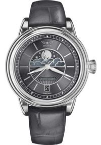 AVIATOR - Zegarek Aviator Zegarek damski Aviator V.1.33.0.254.4 szary. Kolor: szary #1