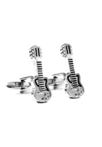 Modini - Srebrne spinki do mankietów - gitary U91. Kolor: srebrny #1