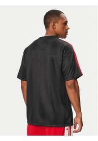 Adidas - adidas T-Shirt adicolor Jacquard KD5831 Czarny Loose Fit. Kolor: czarny. Materiał: syntetyk #4
