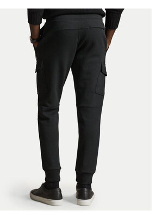Polo Ralph Lauren Spodnie dresowe 710980340501 Czarny Regular Fit. Kolor: czarny. Materiał: syntetyk, bawełna