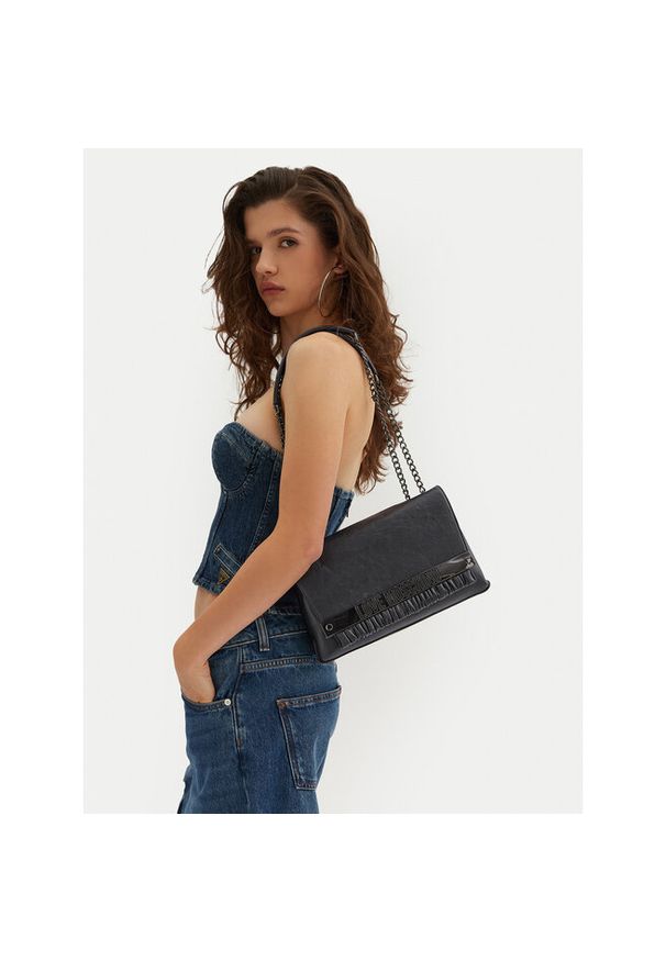 Love Moschino - Torebka LOVE MOSCHINO. Kolor: czarny