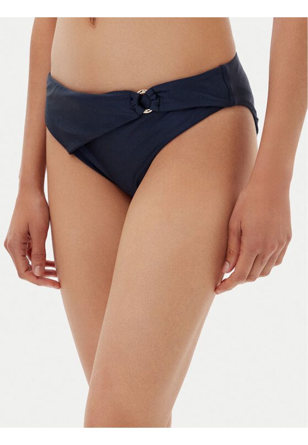 BOSS Dół od bikini Mistle 50540546 Granatowy Regular Fit. Kolor: niebieski. Materiał: syntetyk