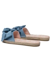 Manebi Espadryle Sandals With Bow M 3.0 J0 Niebieski. Kolor: niebieski. Materiał: skóra, zamsz #4